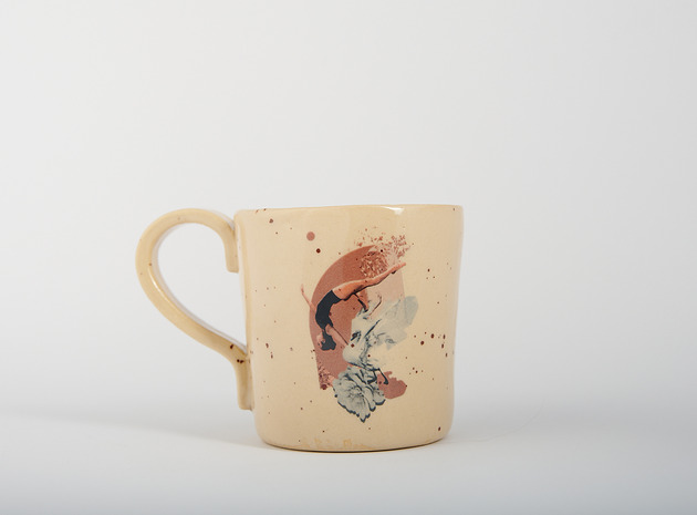 kubki Beżowy kubek 180 ml