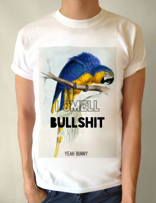 T shirt I SMELL BULLSHIT od Yeah Bunny M deleted_12136308