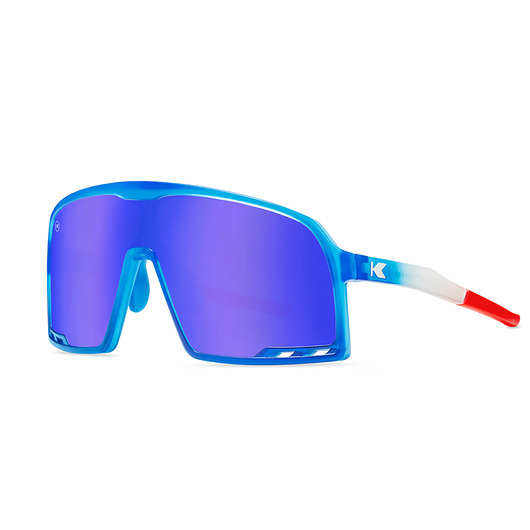 okulary damskie Niebieskie sportowe okulary Rocket Pop Campeones