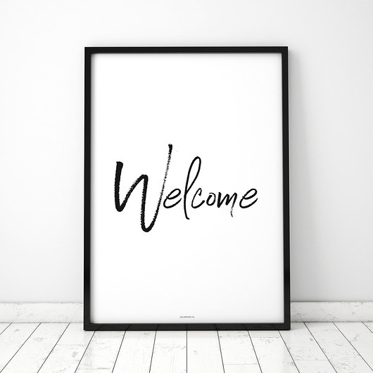 Plakat Welcome COLORMINT