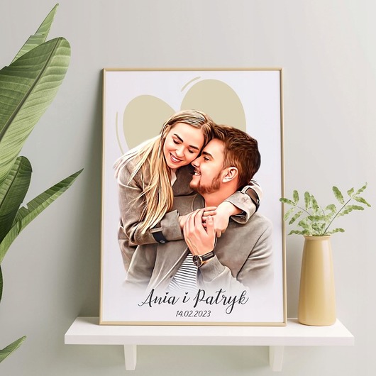 plakaty Personalizowany plakat grafika ze zdjęcia A3