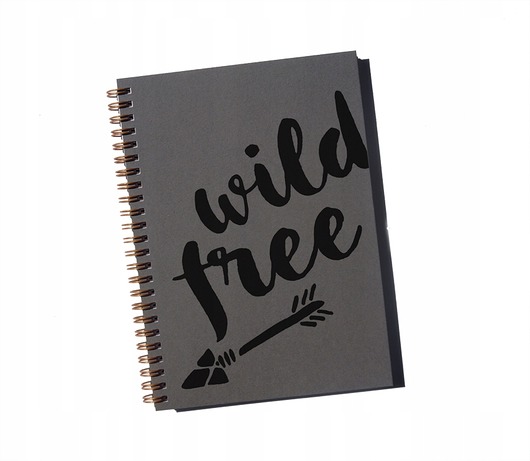 notatniki i albumy Wild free, notatnik