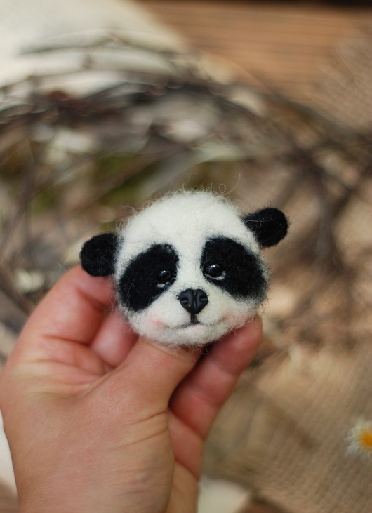 broszki Panda- broszka