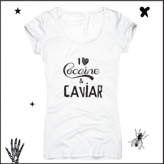 Cocaine&Caviar!-T-shirt Oh La La
