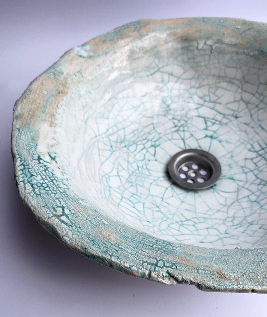 umywalki Umywalka Spękana tafla jeziora