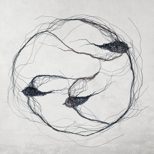 inne Instalacja z metalu - ptaki w kole