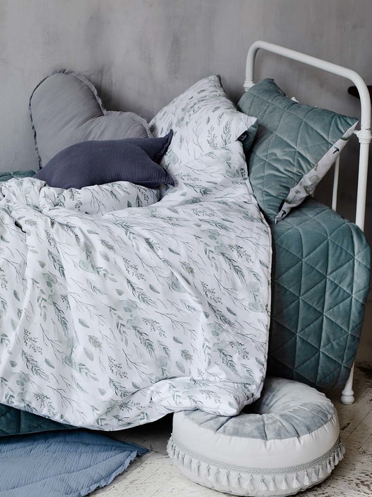 kocyki, kołderki, pościel dla dzieci KOC narzuta sosnowy las light velvet