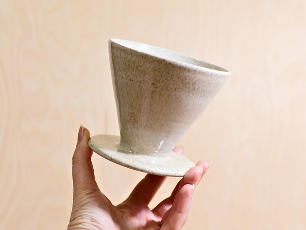 kubki Dripper do kawy v60 - piasek