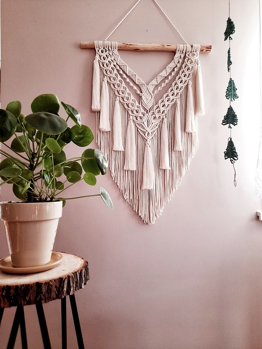 Makrama 'Annis' naturalna 53x90 Makrama Decor
