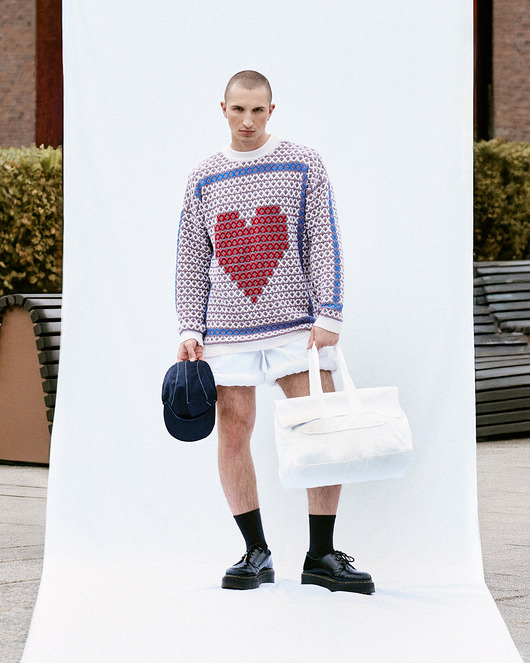 swetry męskie Sweter HEART 100% merino