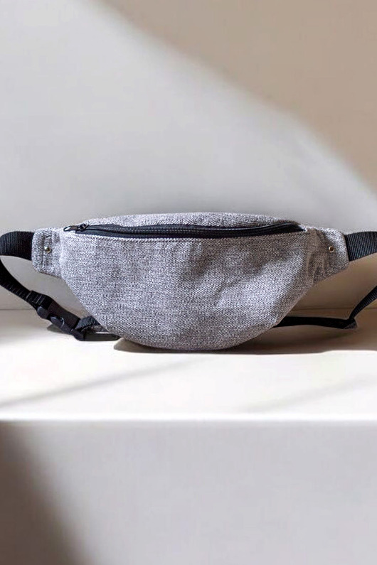 saszetka nerka Szara duża nerka sól pieprz