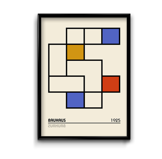 plakaty Plakat Bauhaus Geometry No.1