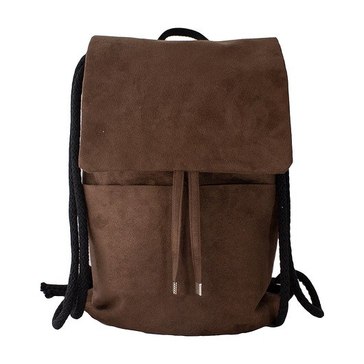Plecak brąz zamsz sacky bag