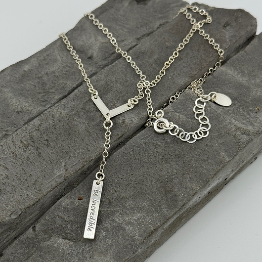 srebrne naszyjniki Srebrny naszyjnik be incredible