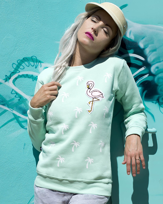 Bluza Palms and Flamingo ŁAP NAS