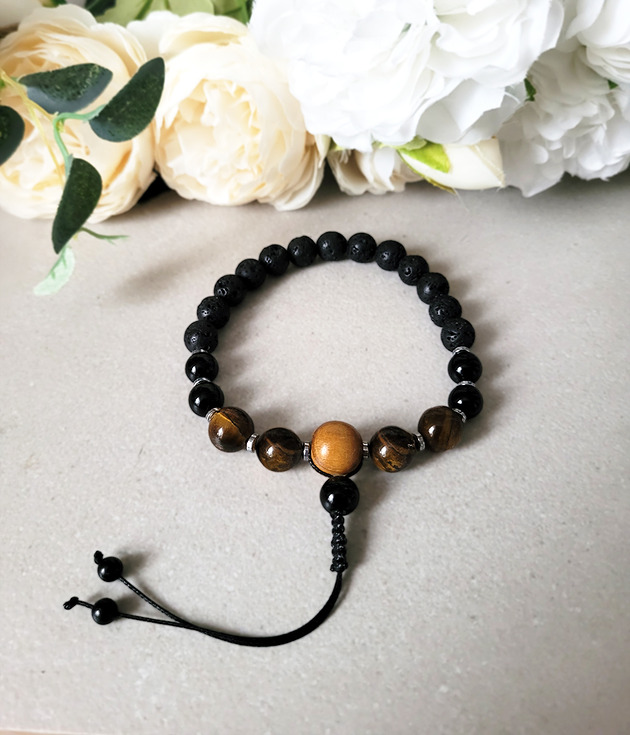 bransoletki z kamieni naturalnych Mala na rękę buddyjska