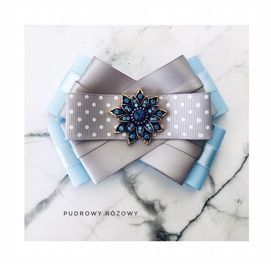 broszki Brosza  pastelowa Baby Blue NEW