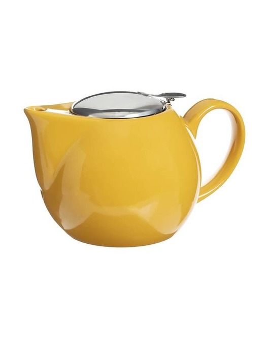 Dzbanek Ceramiczny do Herbaty Maxim Żółty MIA home
