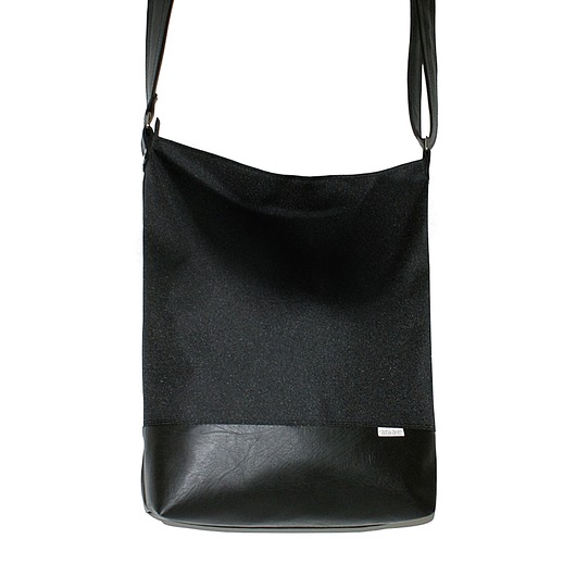 4890 ankate, listonoszka shopper, czarny shopper ankate