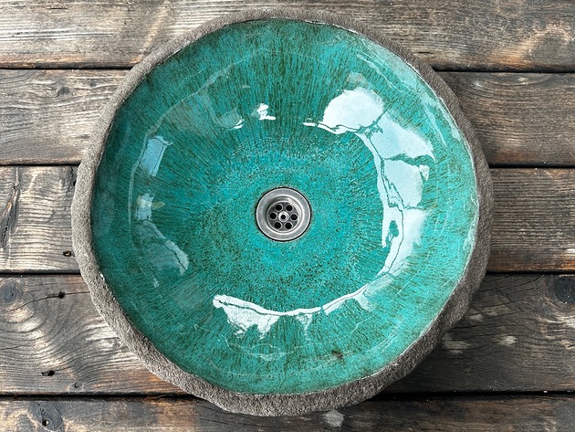 umywalki UM39 Umywalka zielona  laguna