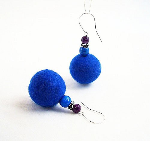 Electric Blue :  (Srebrne Bigle) filcant basics