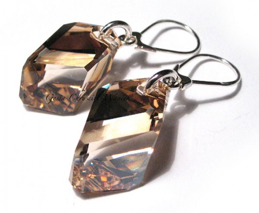 kryształ Swarovski i srebro. Gosia Chruściel-Waniek