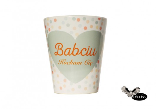 Kubek latte 300ml, Babciu Kocham Cię Sowia Aleja