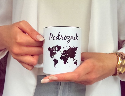 Kubek PODRÓŻNIK z CZARNYM WNĘTRZEM FarrowDesign