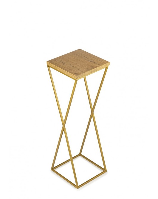 kwietniki Kwietnik Metalowy Stripes Gold 70 cm