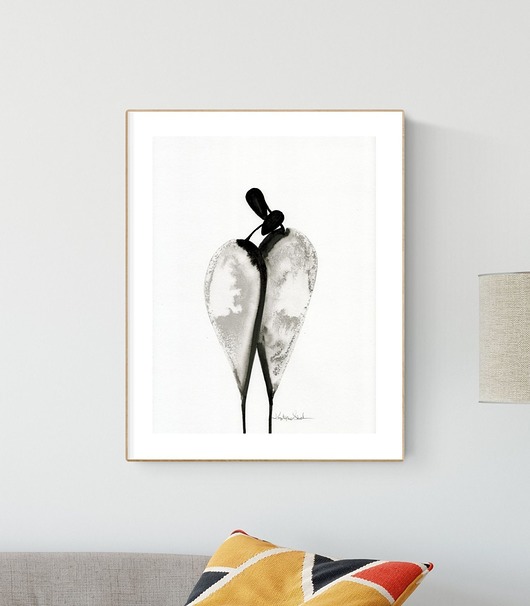 grafika 30x40 cm wykonana ręcznie Krystyna Siwek Art