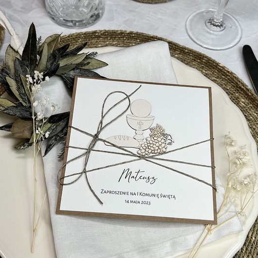 zaproszenia na komunię Najpiękniejsze zaproszenia komunijne z personalizacją 2