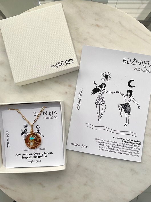 chokery Zodiac Soul Bliźnięta