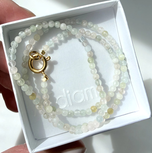 korale Naszyjnik z kamieni naturalnych Pastelowy No.2