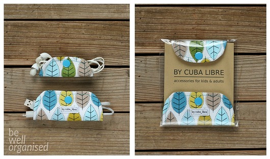 2 uchwyty na kabelki - Liście cuba libre