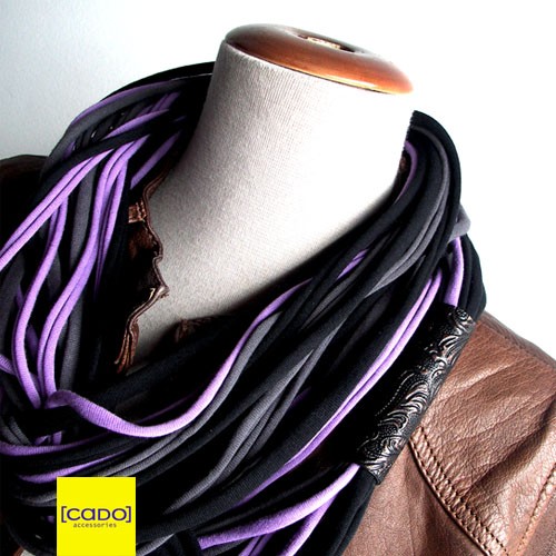 Zamotka Cado - Black Flower Leather CADOaccessories