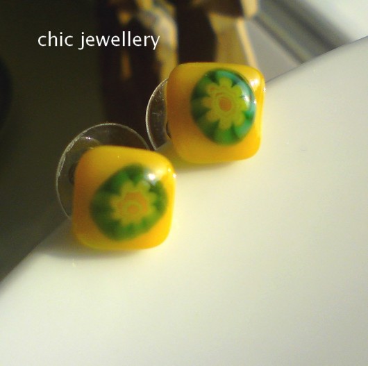 flowers on yellow funkyandchic