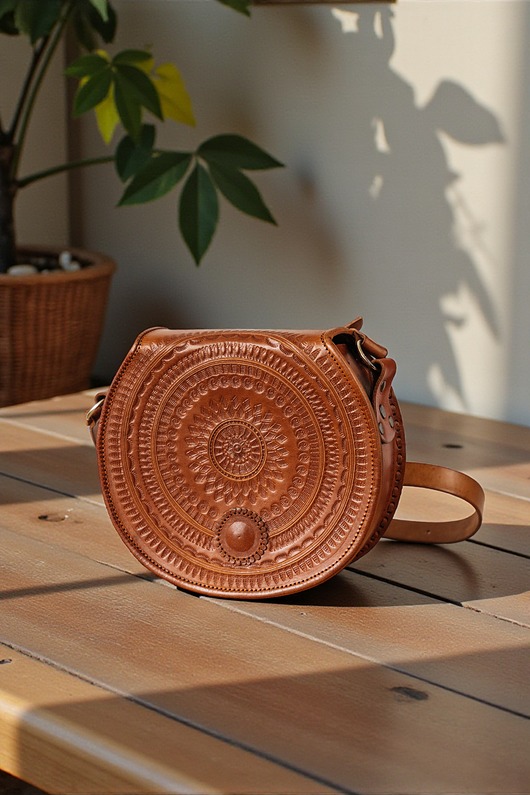 torby na ramię Torebka skórzana góralska recznie robiona listonoszka wzory Ariane