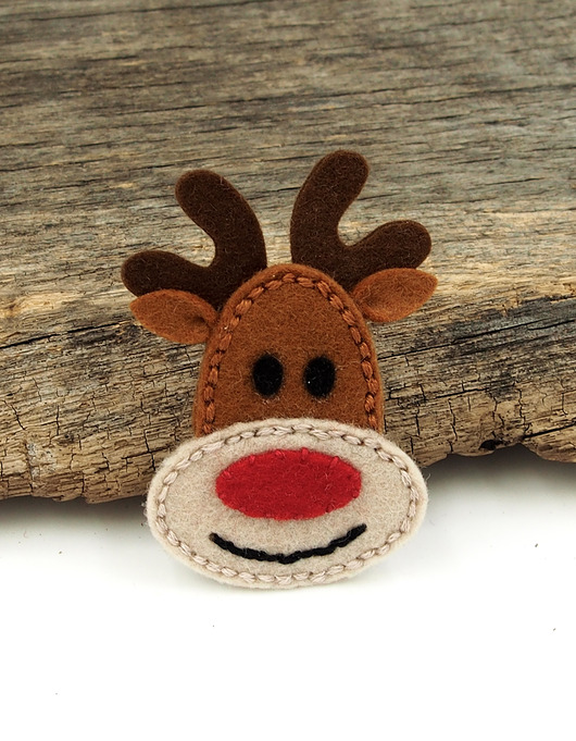 broszki Broszka renifer Rudolf