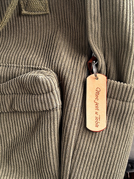 breloki Skórzana Zawieszka "Moc jest w Tobie" 
