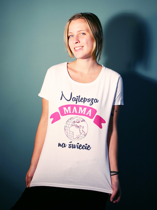 koszulka NAJLEPSZA MAMA NA ŚWIECIE DAMSKI Tshirt 777 Tshirts