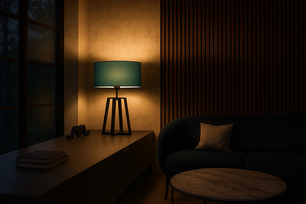 lampy stołowe Designerska lampka nocna do salonu THOR w stylu nowoczesnym
