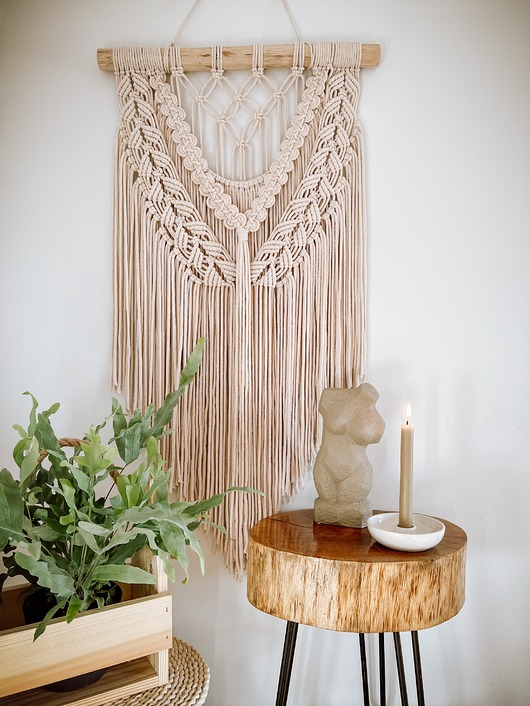 makramy Makrama na ścianę  w stylu boho