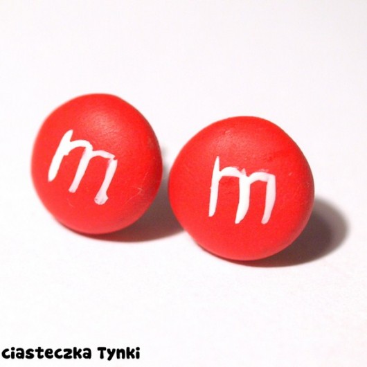 kolczyki m&m&#039;sy ciasteczkatynki