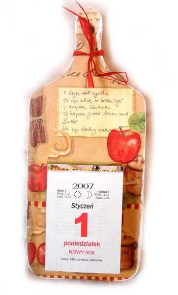 DESECZKA Z KALENDARZEM 2007 AvA