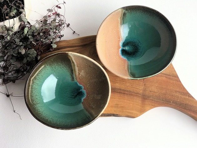 miski i misy Miska ceramiczna ok. 750 ml robiona ręcznie
