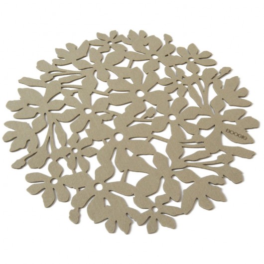 FLOWER POWER kpl.4 okrągłych podkładek śr.40cm BOOGIE design