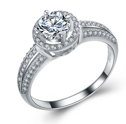 PIERŚCIONEK GRACE Z CYRKONIAMI- SREBRO 925 RODOW Coccola JEWELLERY