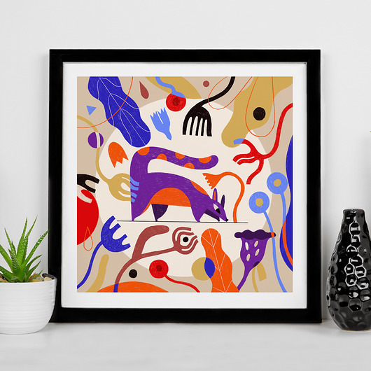 plakaty Plakat Raccoon