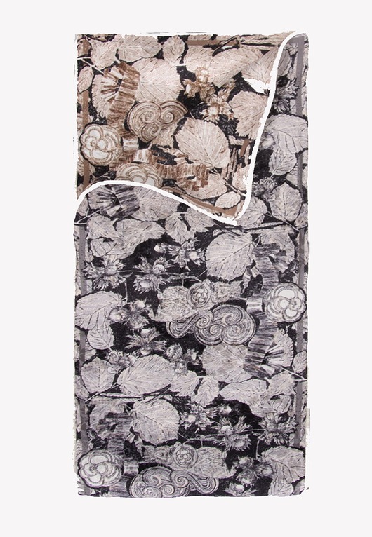 szale damskie Elegancki szal jedwabny modny dwustronny żakardowy z podwójnego jedwabiu  16x