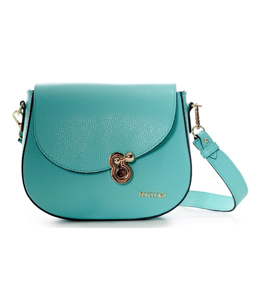 torby na ramię Torebka skórzana na ramię - turkus  (6467)